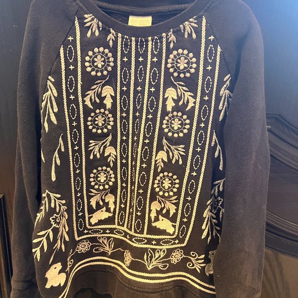 Zara girls size 9/10 embodied sweatshirt - Picture 1 of 2